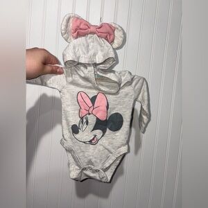 Disney Minnie Mouse Baby Onesie| 0-3 Months